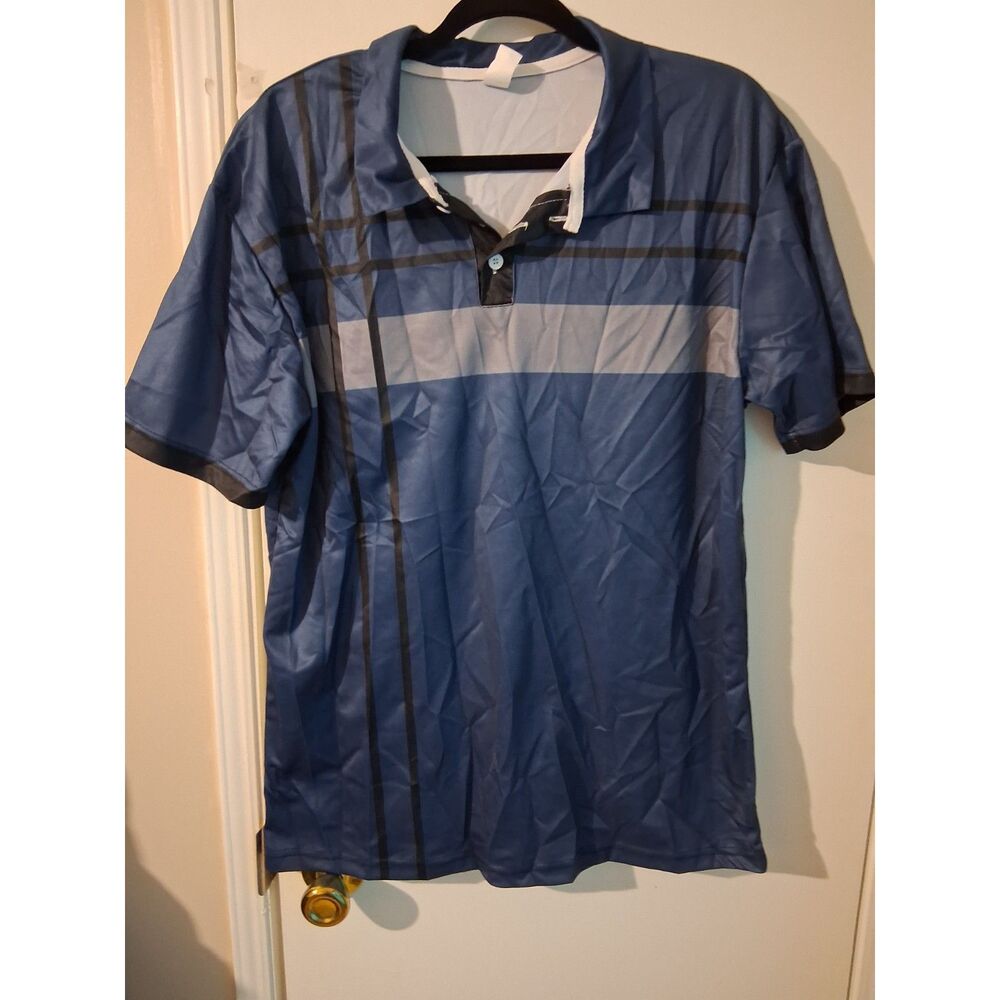 Blue Short Sleeve Polo Shirt